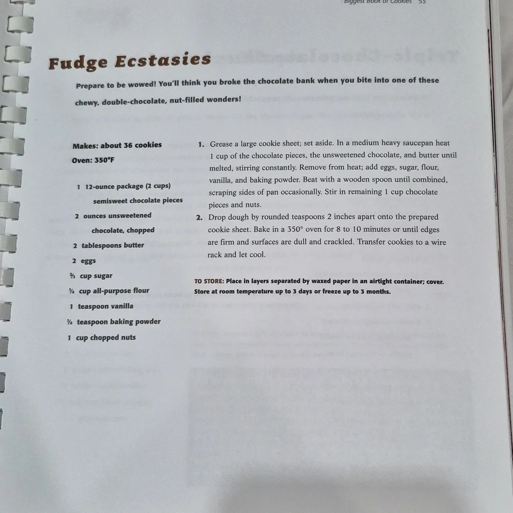 Better Homes and Gardens Biggest Book of Cookies - Cookbook